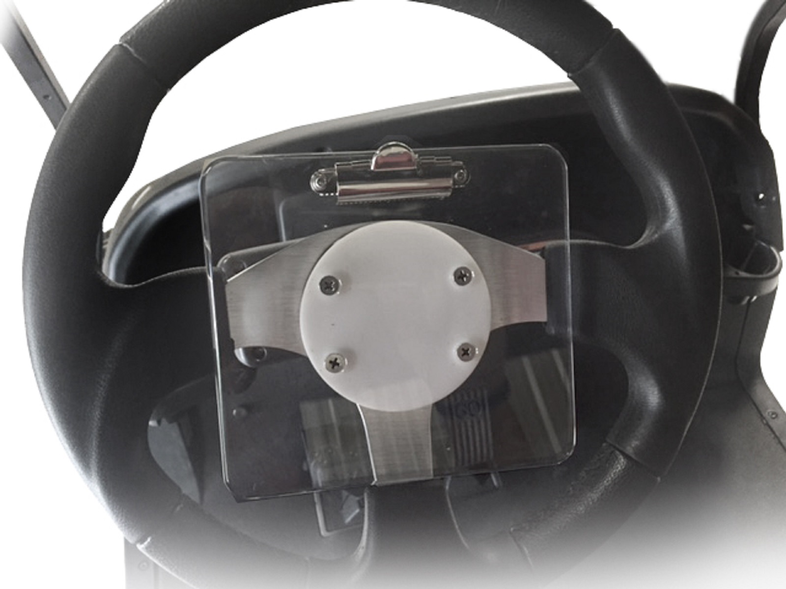 Madjax Golf Cart Score Card Holder for Aftermarket Steering Wheels 06019