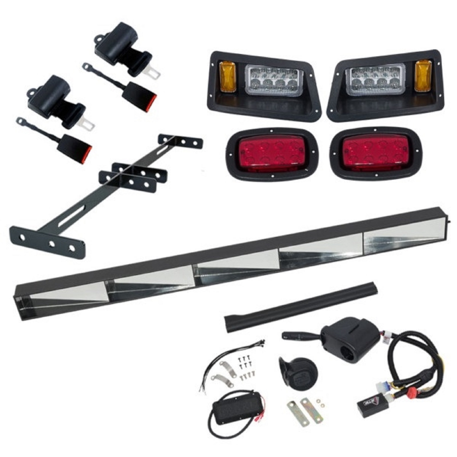 GTW Street Legal Road Ready Light Kit Yamaha G22 20032007 Golf Cart
