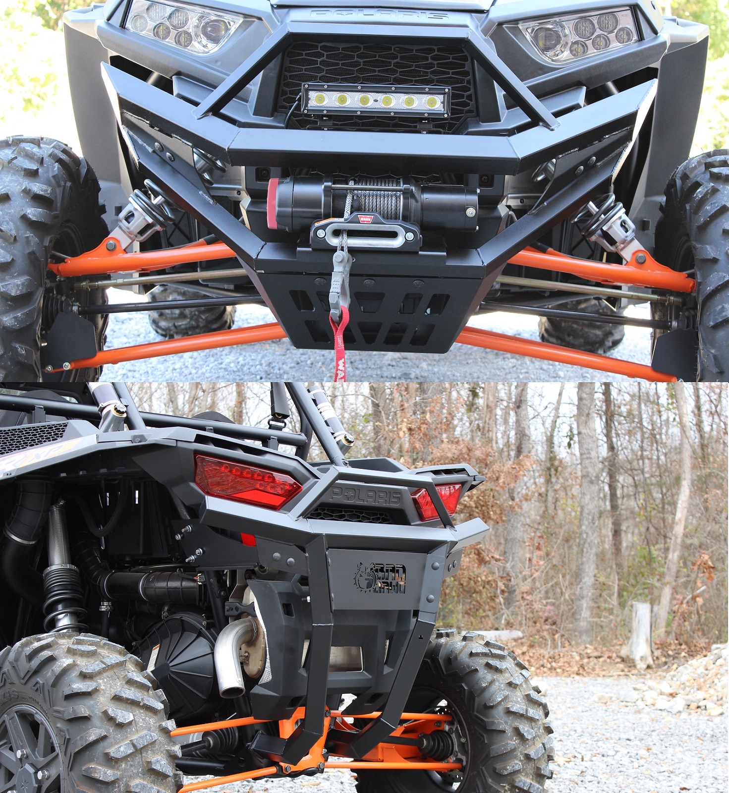 Polaris RZR XP1000 RZR4 XP1000 XP1K 2014-2018 Bad Dawg Custom Rear Bumper