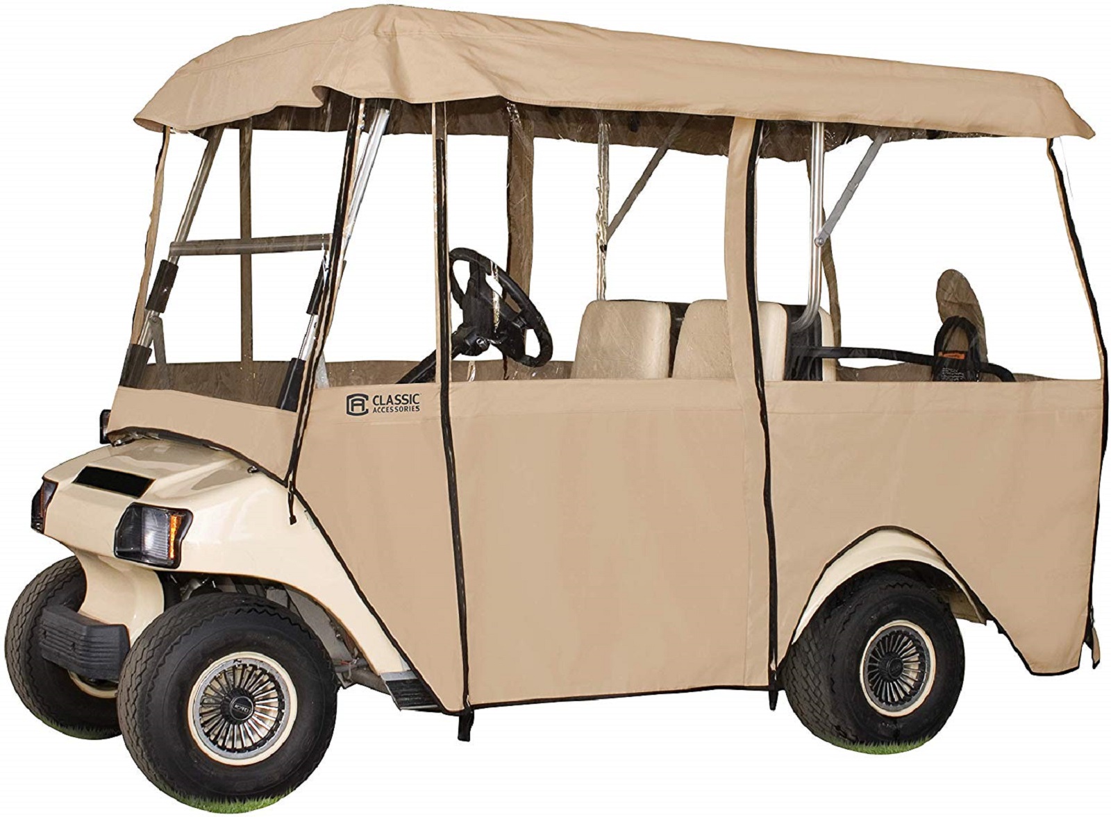 Classic Accessories Fairway 4 Person Deluxe 4Sided Golf Cart Enclosure