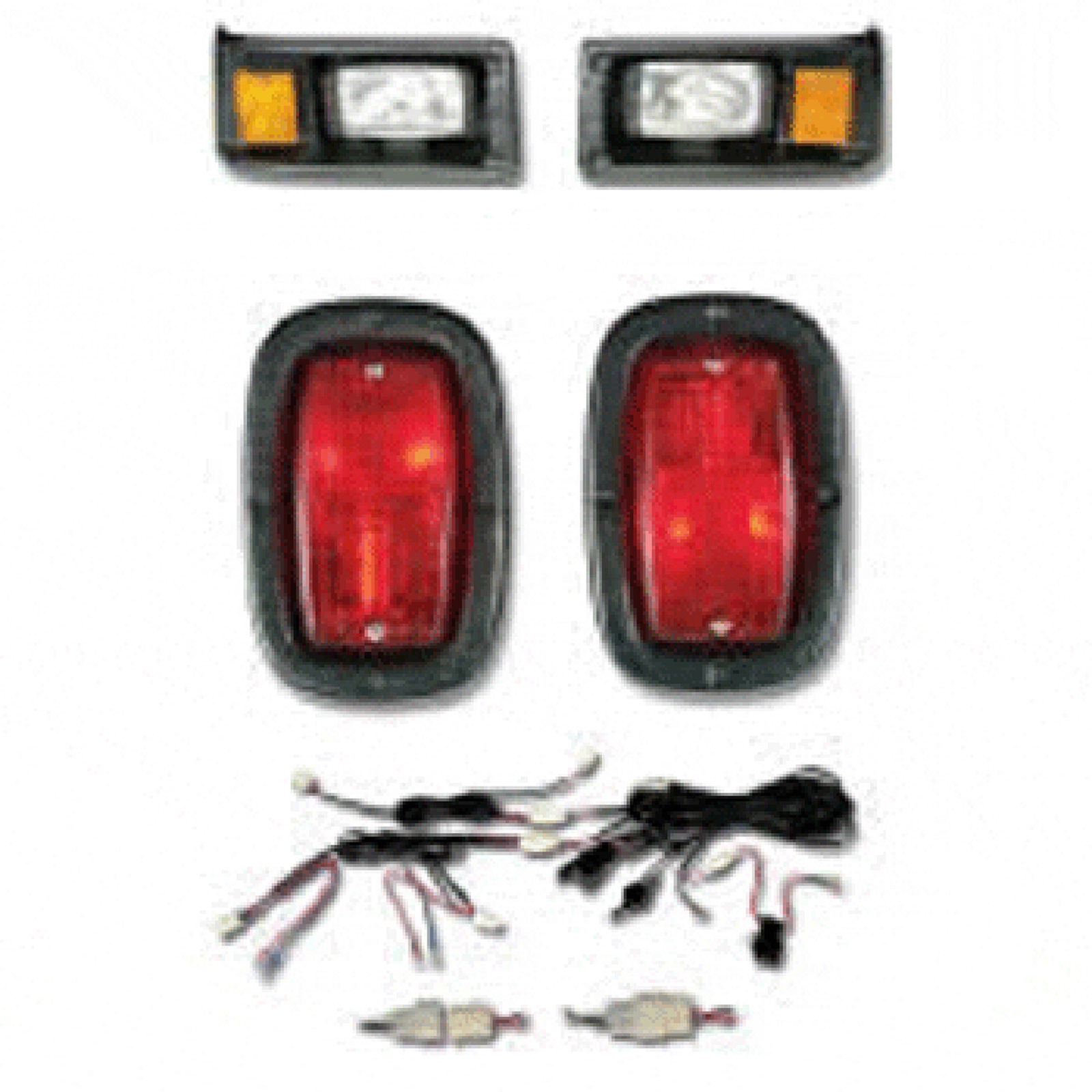 Yamaha G2 G9 Golf Cart Premium Head Light Tail Light Kit