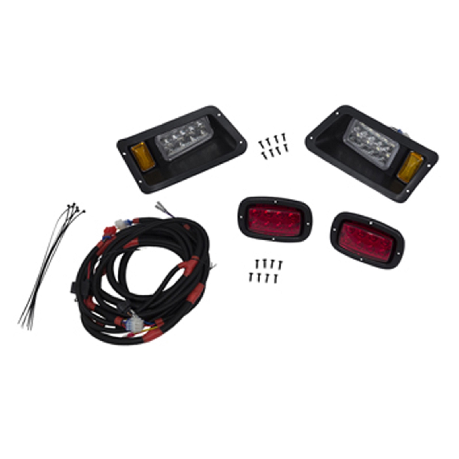 Yamaha G14 G16 G19 G22 Golf Cart GTW Premium LED Head Tail Light Kit