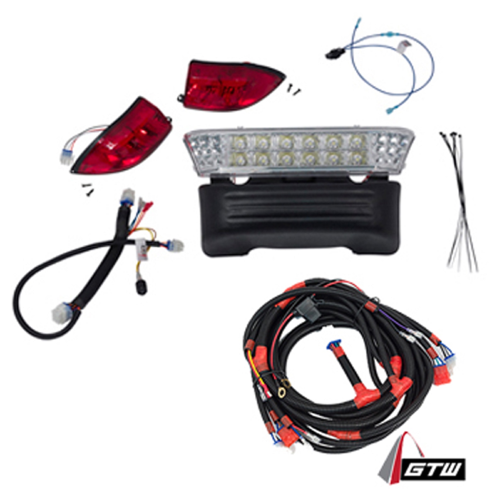 Club Car Precedent 2008.5Up Electric Golf Cart GTW LED Light Bar Kit
