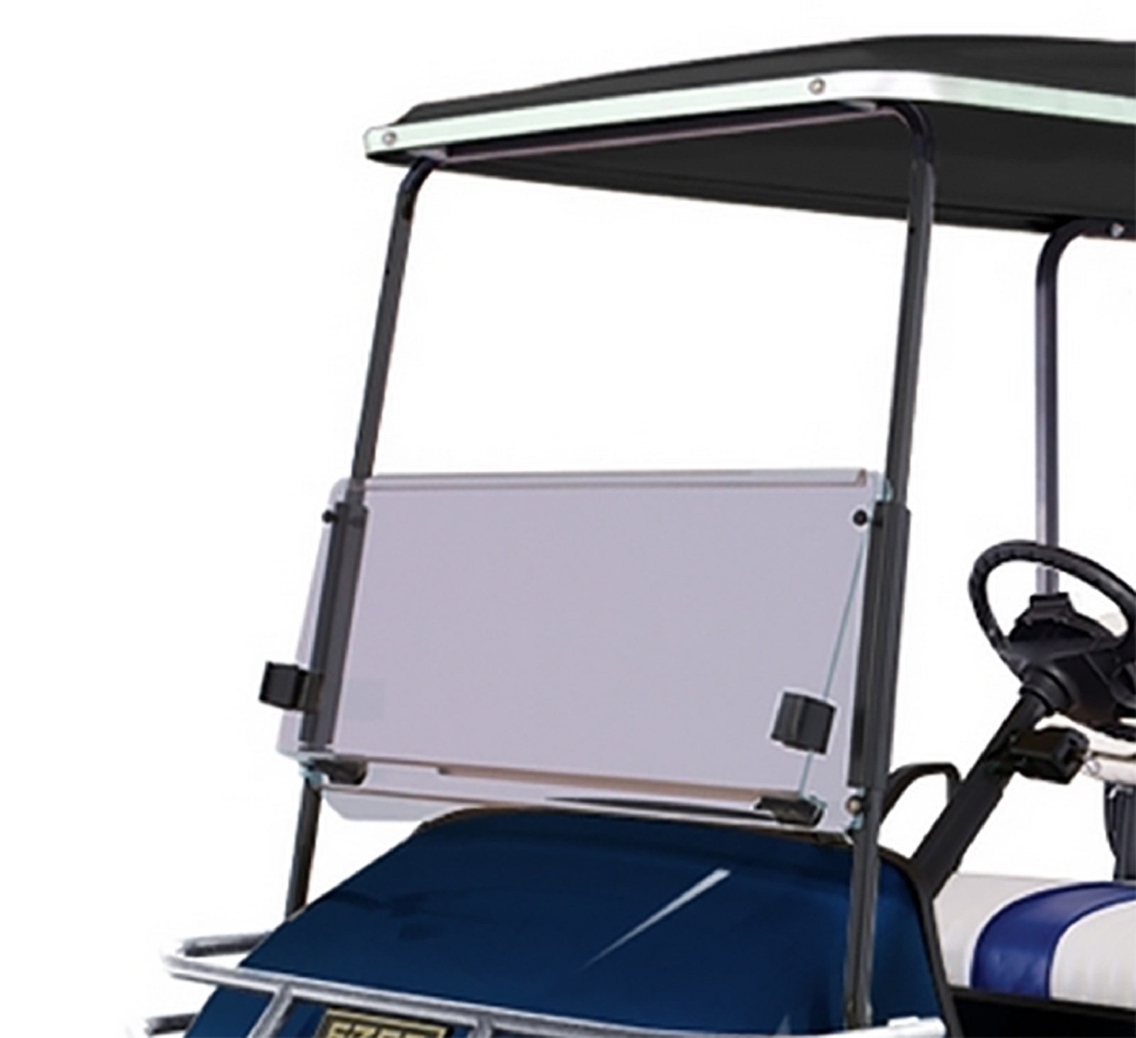 EZGO TXT Golf Cart 19942013 Tinted Folding Front Windshield Clip On