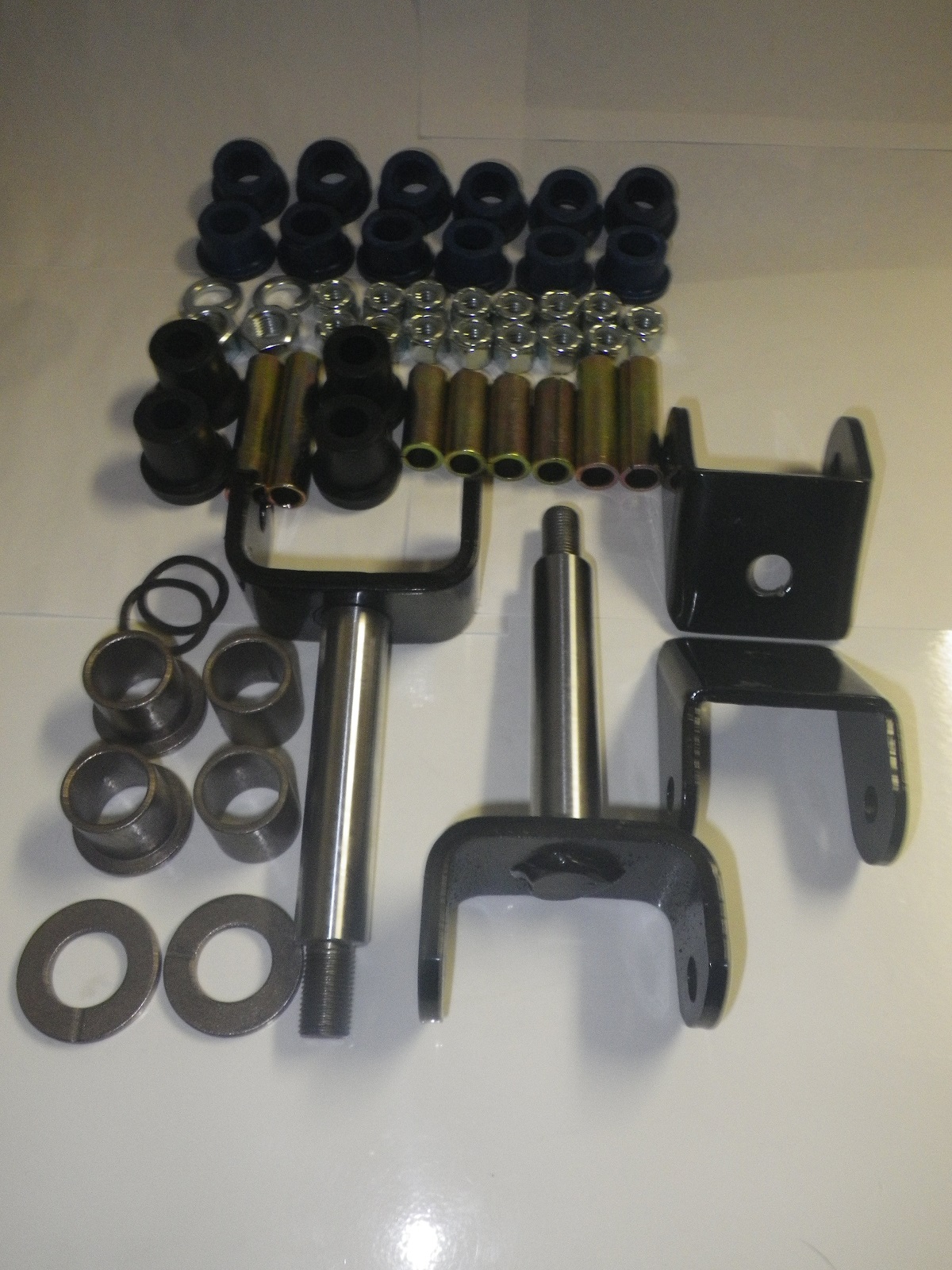 Club Car DS Golf Cart 1993Up Front End Repair Kit w/ Bushings & King Pins